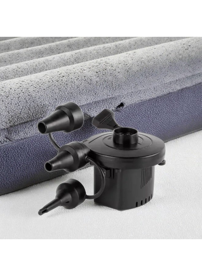 مضخة هواء كهربائية تعمل بالتيار المتردد: جهاز نفخ وتفريغ عالي الضغط للمراتب الهوائية وحمامات السباحة والقوارب والألعاب. - Image 5